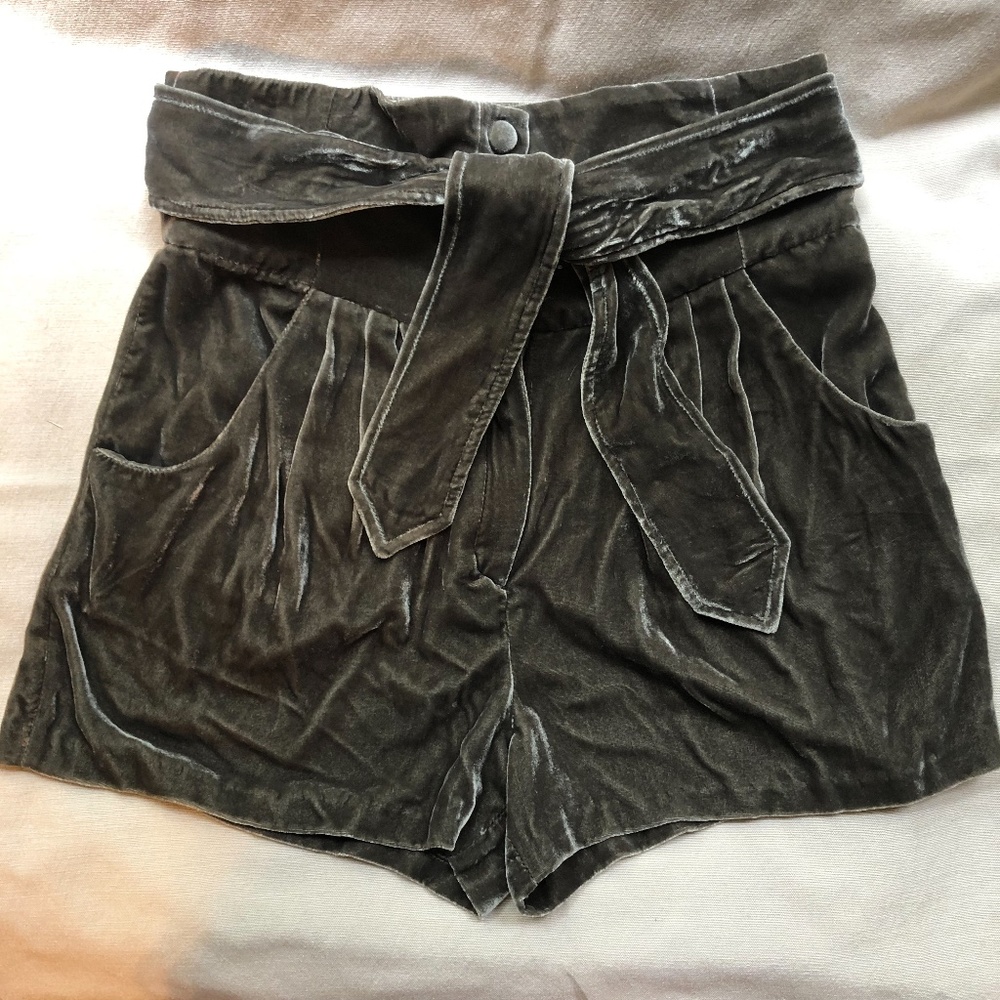 Mike Gonzalez Velvet High Waist Short